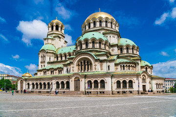 Fototapeta na wymiar st. alexander nevsky cathedral sofia bulgaria