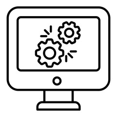 Science Engineering Thin Line Icon