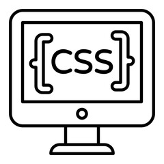 CSS Thin Line Icon