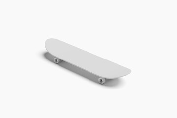 Blank Skateboards Mockup