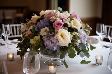 flores para casamento centro de mesa
