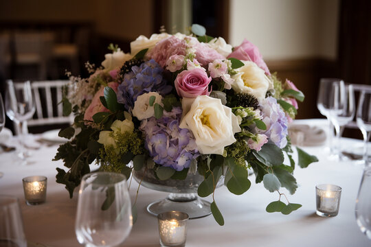 flores para casamento centro de mesa