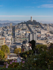 Coit Tower, Telegraph Hill, North Beach and Russian Hill