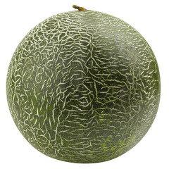 melon isolated on white background, full depth of field