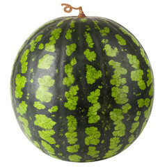 Watermelon isolated on white background, full depth of field