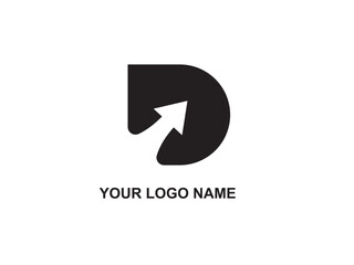 Technology Letter D Logo Template