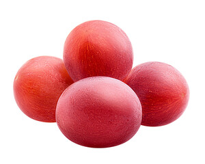 Red grape, isolated on white background, full depth of field