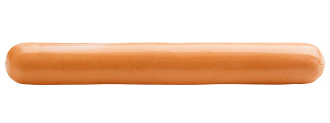 sausage isolated on white background, full depth of field