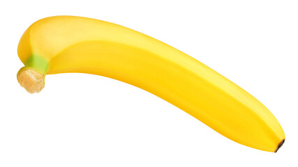 Banana isolated on white background, full depth of field