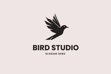 bird logo, business brand
