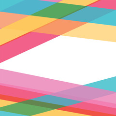 Abstract background of colorful huge shapes, transparent surfaces.