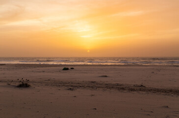 Senegal Africa at sunset