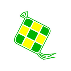 icon ketupat ramadan vector