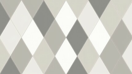 Minimalist diamond patterned wallpaper