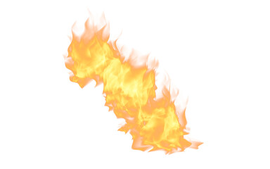 Fire, flames and hot by transparent png background for 3d illustration for burning, heat or spark. Burn, flame and isolated for wildfire, pollution or emergency for natural disaster for energy design