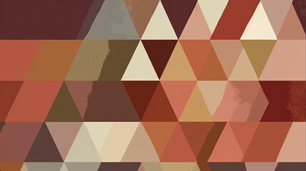 Muted triangle tango with warm tones wallpaper