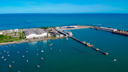 Vista aérea do Porto de Maceió