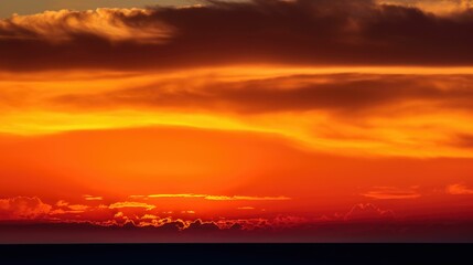 Fototapeta premium Fiery Orange and Gold Gradient Highlight