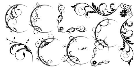 vintage designs vector set, icon, symbol, logo, clipart, isolated. vector illustration. vector illustration isolated on white background.