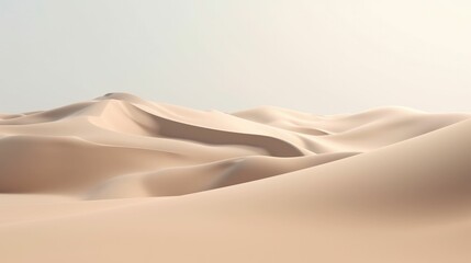 Fototapeta na wymiar Minimal wallpaper of desert sands with neutral colors