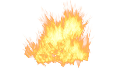 PNG, fire and hot isolated on a transparent background for an illustration of heat, energy or a burning blaze of flame. Abstract, creative and flames for digital enhancement, special effects or icon