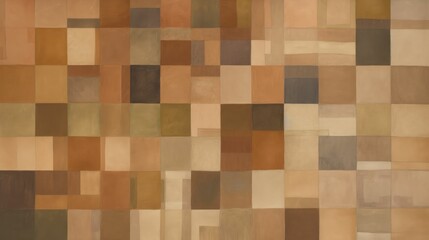 Contained, shaded abstract squares in multiple muted colors