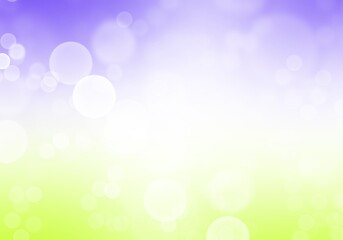 Naklejka premium Nature Gradient Bokeh Blurred Dots Summer Backdround Illustration