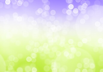 Nature Gradient Bokeh Blurred Dots Summer Backdround Illustration