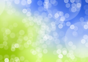 Obraz premium Nature Gradient Bokeh Blurred Dots Summer Backdround Illustration