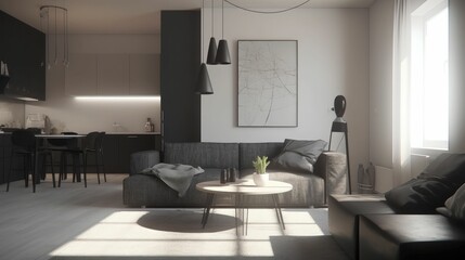 Minimalist geometric and clean lines wallpaper