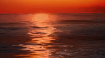 Obraz premium Warm streaks of color with sun and fading depth