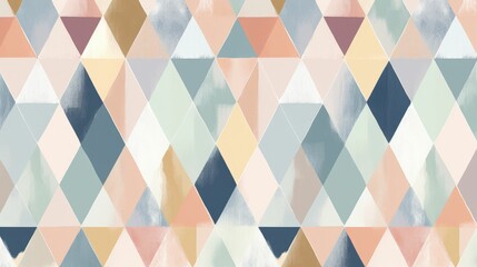 Soft and muted diamond bloom wallpaper