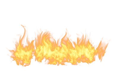 PNG, fire and blaze isolated on a transparent background for an illustration of a hot, burning blaze for heat. Abstract, creative and flames for digital enhancement, special effects or cgi