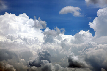 Dramatic Cloud on Blue Sky