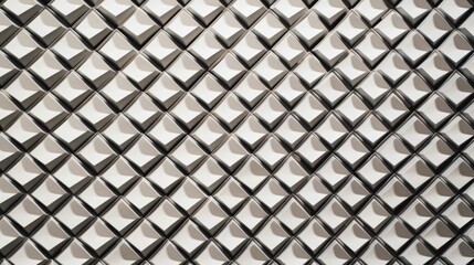 Rhombus honeycomb overlapping pattern in gray