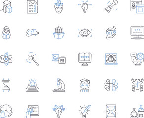 Studio line icons collection. Creation, Artistry, Design, Multimedia, Innovation, Space, Collaboration vector and linear illustration. Production,Inspirational,Editing outline signs set