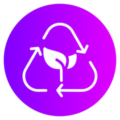 sustainability gradient icon
