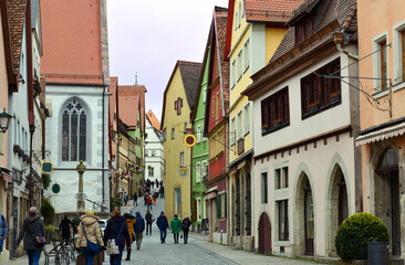 Altstadt Rothenburg ob der Tauber, Bayern