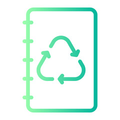 notebook gradient icon
