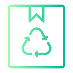 packaging gradient icon