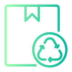 recycle gradient icon