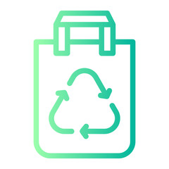 shopping bag gradient icon