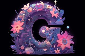 G for galaxy theme