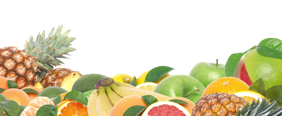 Frame fruit isolated 