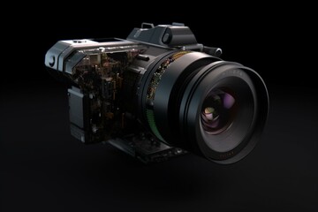 camera with lens generative ai