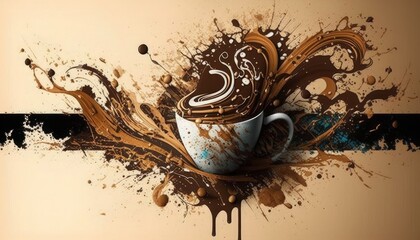 Coffee Art Generative AI
