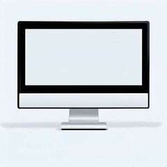 Fototapeta premium desktop pc with blank screen