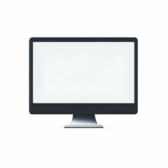Fototapeta premium desktop pc with blank screen