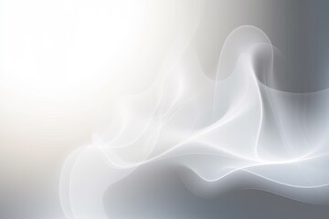 mysterious white smoke on a dark background. Generative AI - obrazy, fototapety, plakaty