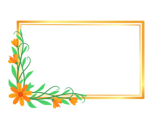 Frame Flower Background